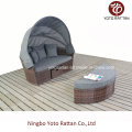 Outdoor Rattan Big Daybed in Brown (1215)